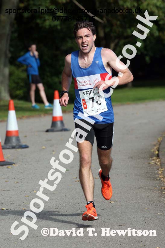 Senior men, Northern Road Relays, Blackpool. Photo: David T. Hewitson/Sports for All Pics